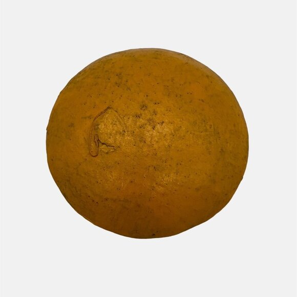 Vintage Foil Art Trinket Dish Bowl Abstact Snake Design Red & Yellow 4.5" Across - Picture 3 of 5